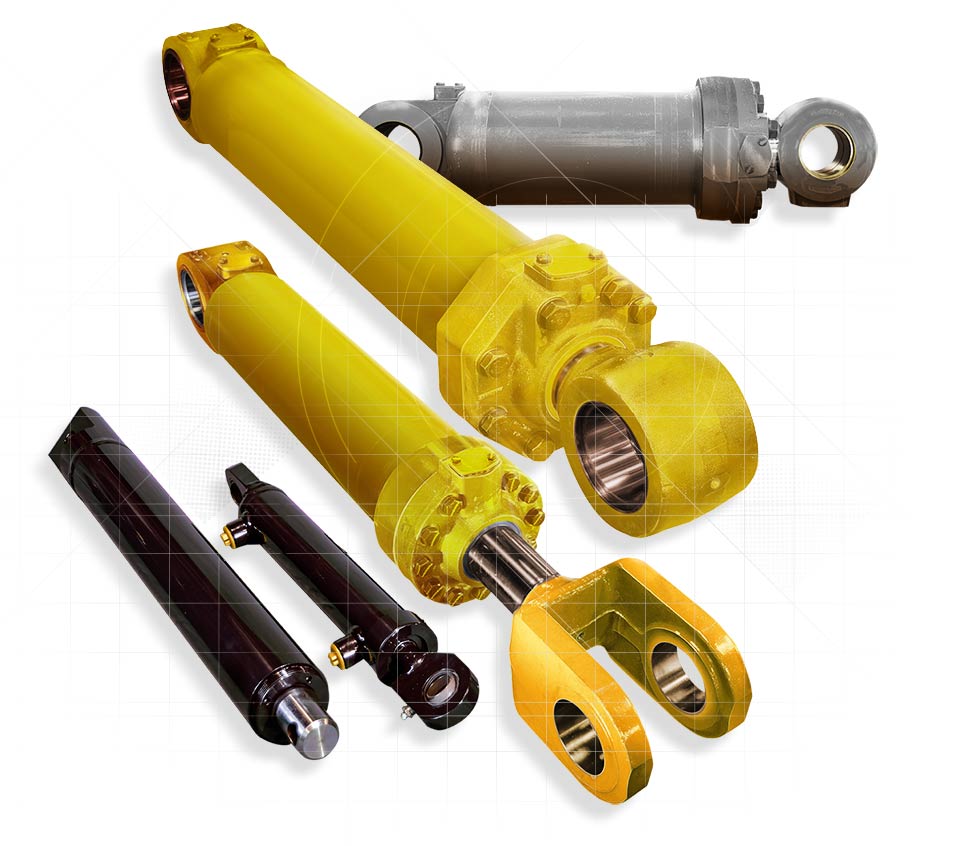 Photo of a Selection of Hydraulic Cylinders